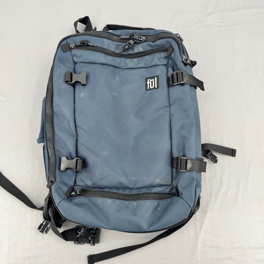 Ful Ridge Collection Cruiser Travel Backpack Navy Blue